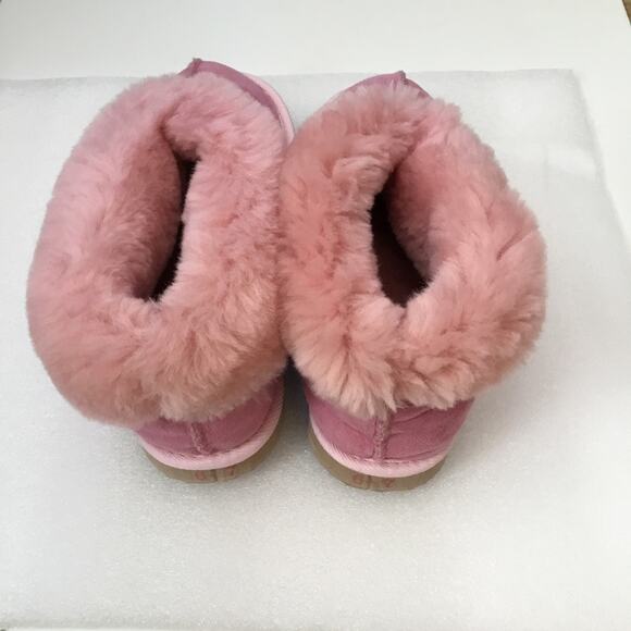 Mr. Sheepskin Pink Sheepskin Slippers - Picture 4 of 8